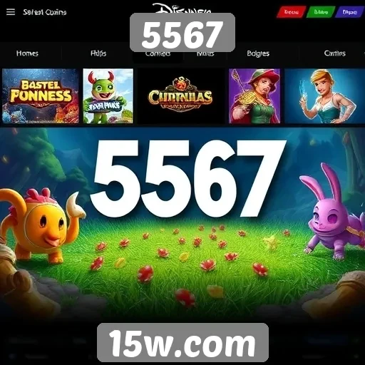 Principais jogos disponíveis no site 5567