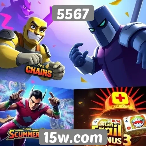 Análise de jogos populares no site 5567