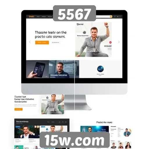 Evolução do design do site 5567