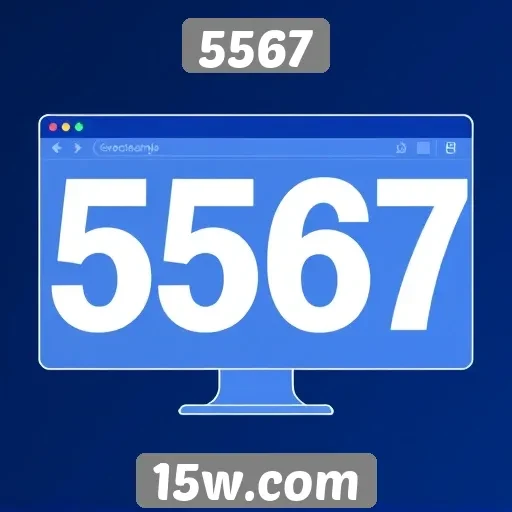 Análise da interface do usuário do site 5567